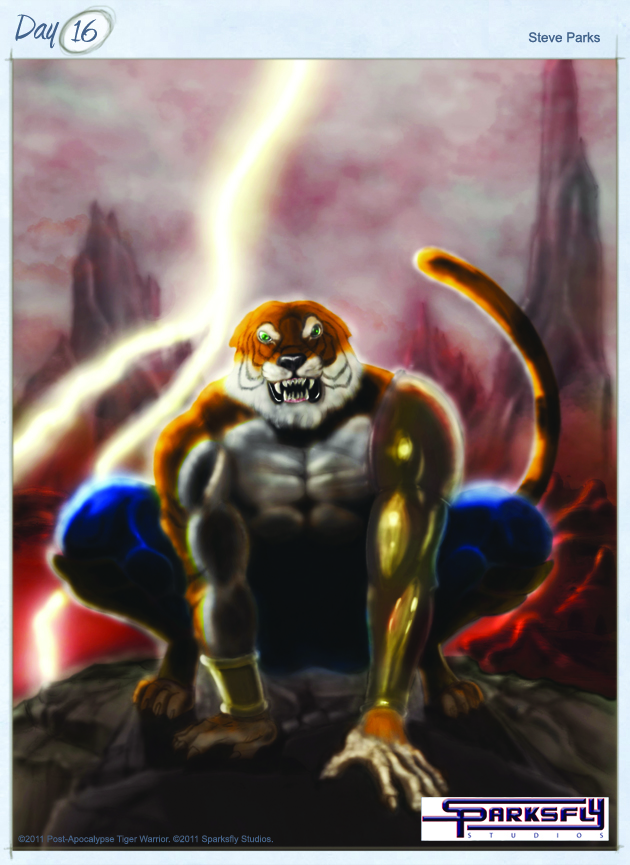 Post-Apocalypse Tiger Warrior