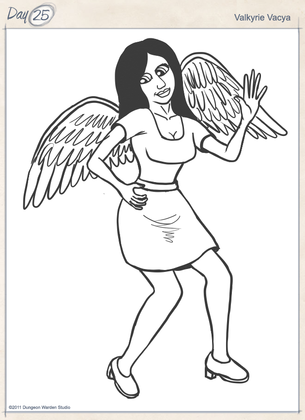 Day 25 - Valkyrie Vacya by George Ward