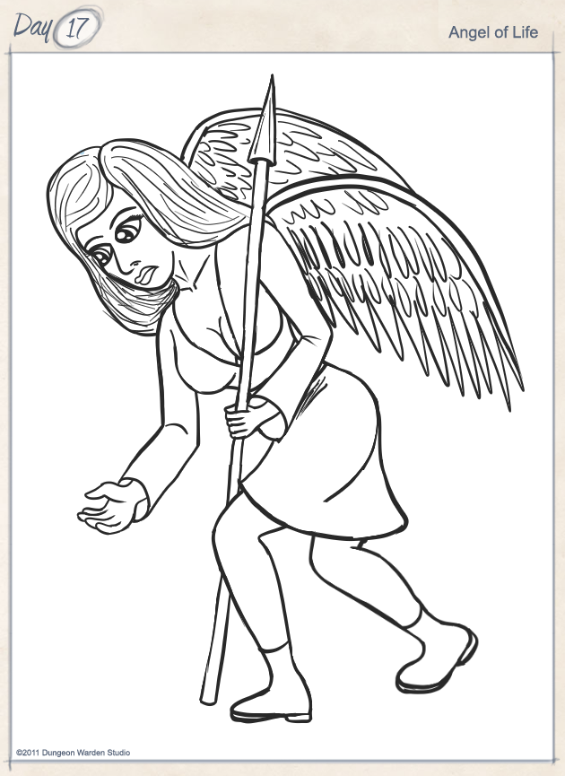 Day17 - Angel of Life by George Ward