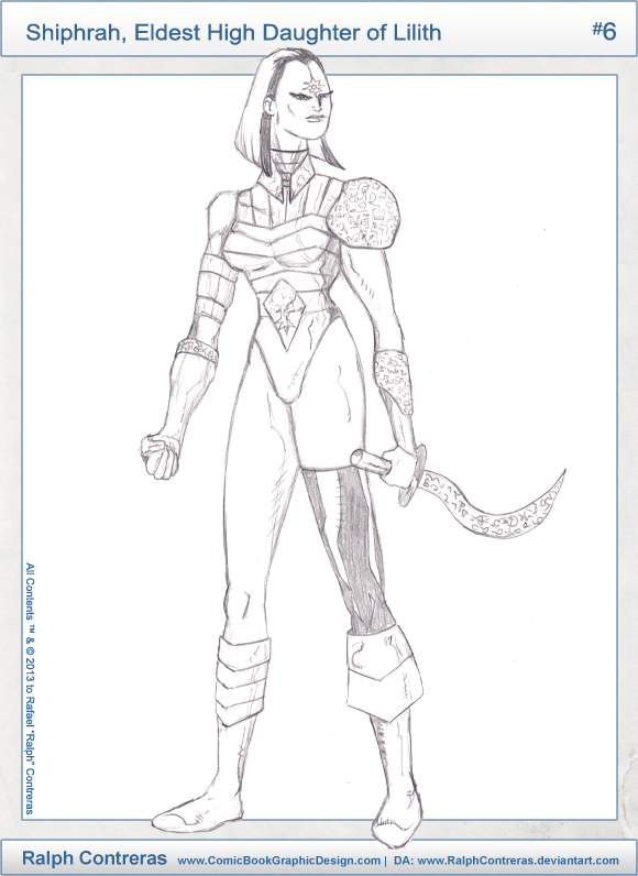 30-Characters-Challenge-2013-06-Shiphrah-The-Eldest-High-Daughter-Of-Lilith-Ralph-Contreras
