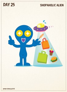 Day25-Shopaholic Alien-01